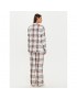 Tommy Hilfiger UW0UW05550-0LY, GIFT FULL FLANNEL PJ SET & SLIPPER, Γυναικείο Σετ Δώρου, ΕΚΡΟΥ